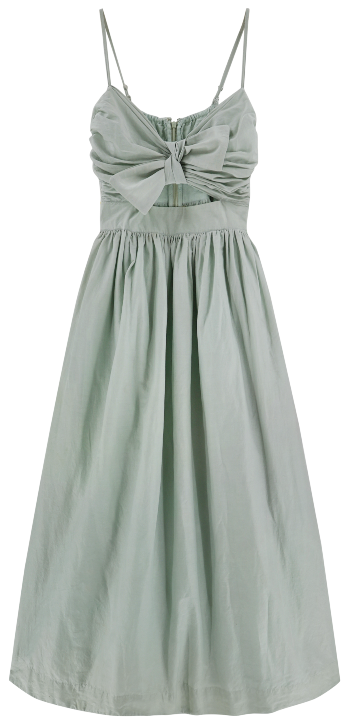 Gathered skirt in Powder