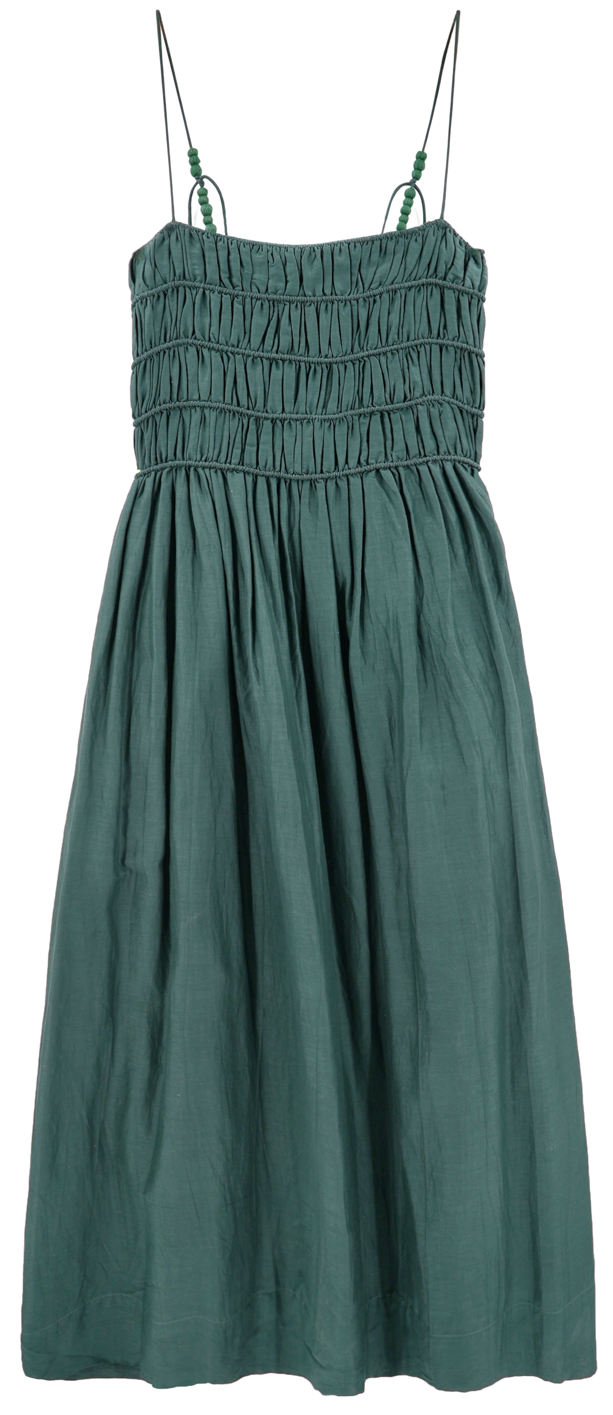 Dress in Palm smocked elastic bodice