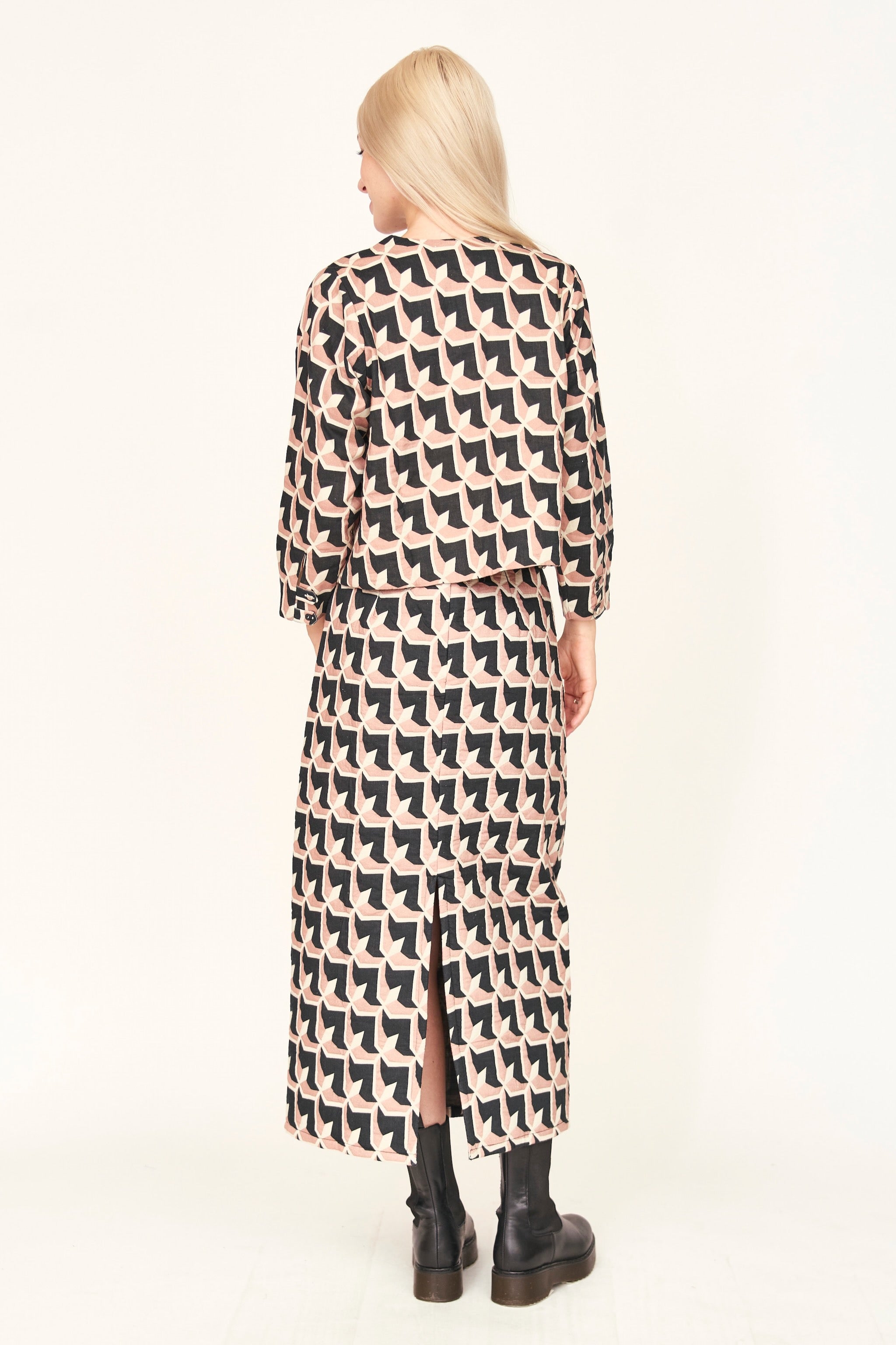 Skirt in Clay Parquet