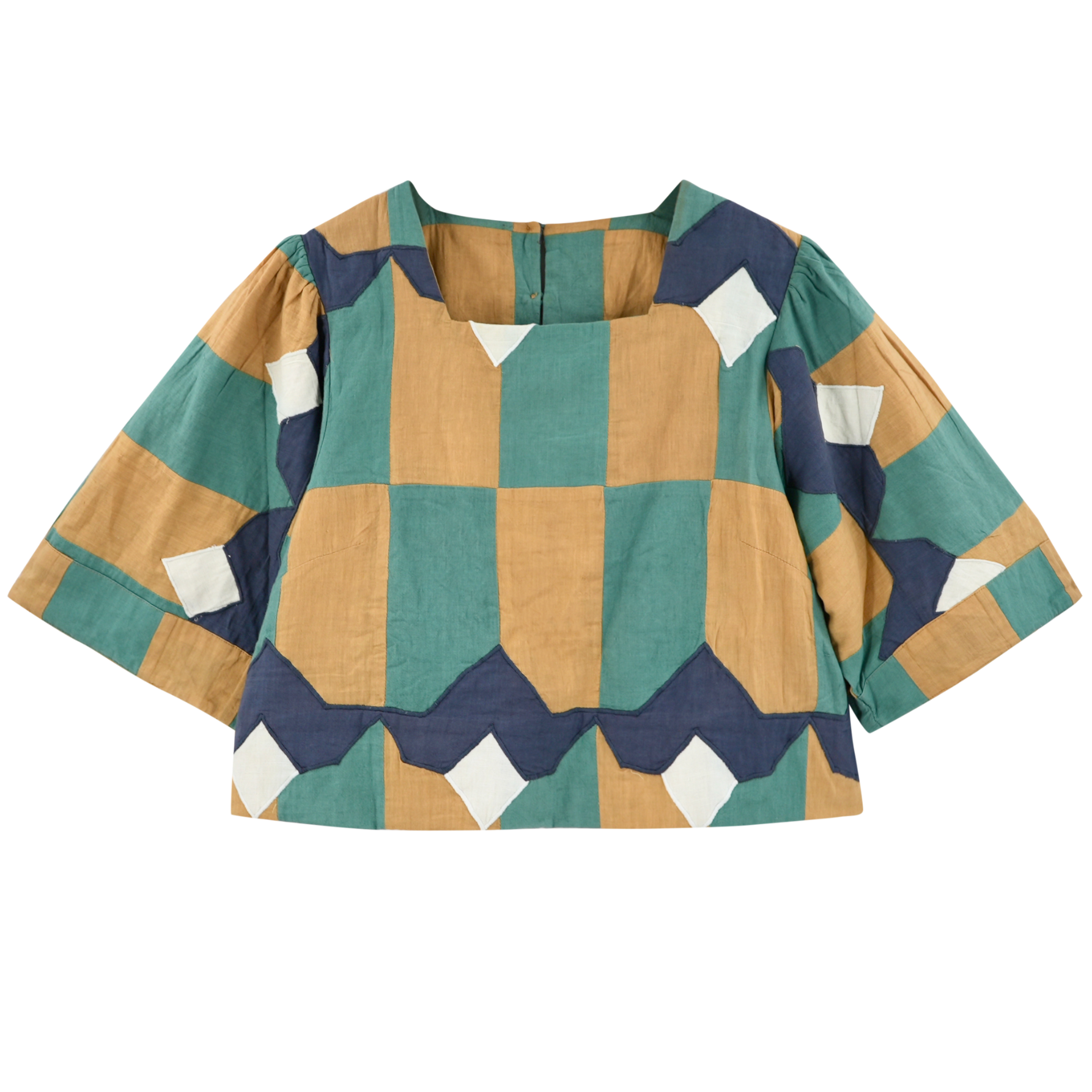 Top in Teal Origami
