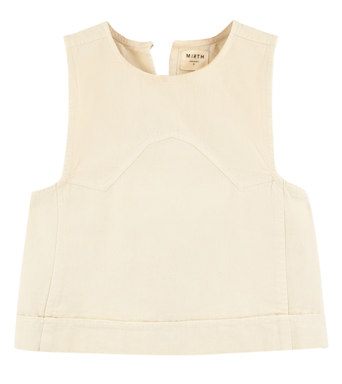 Tank in Cream Canvas