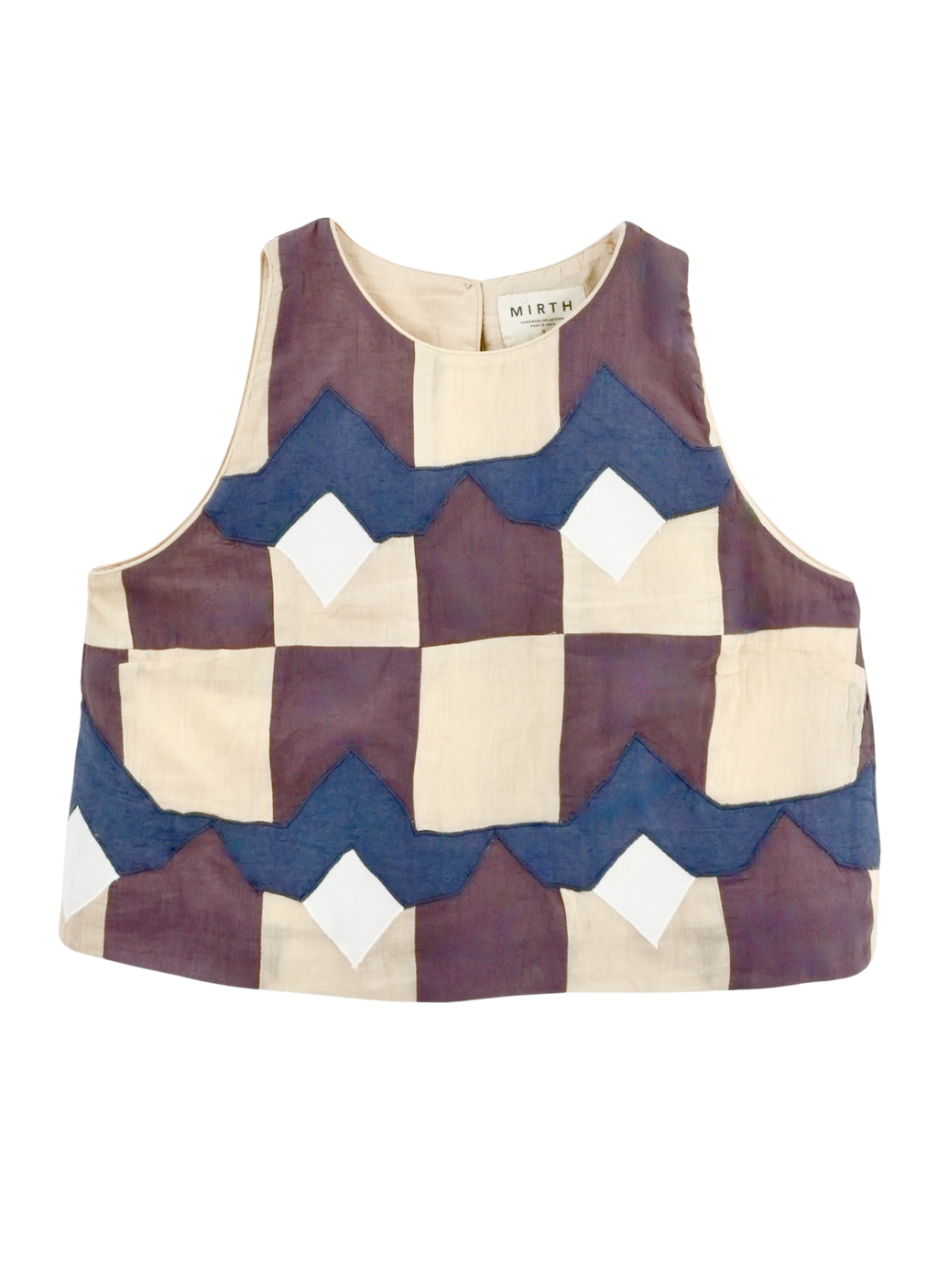 Tank in Plum Origami