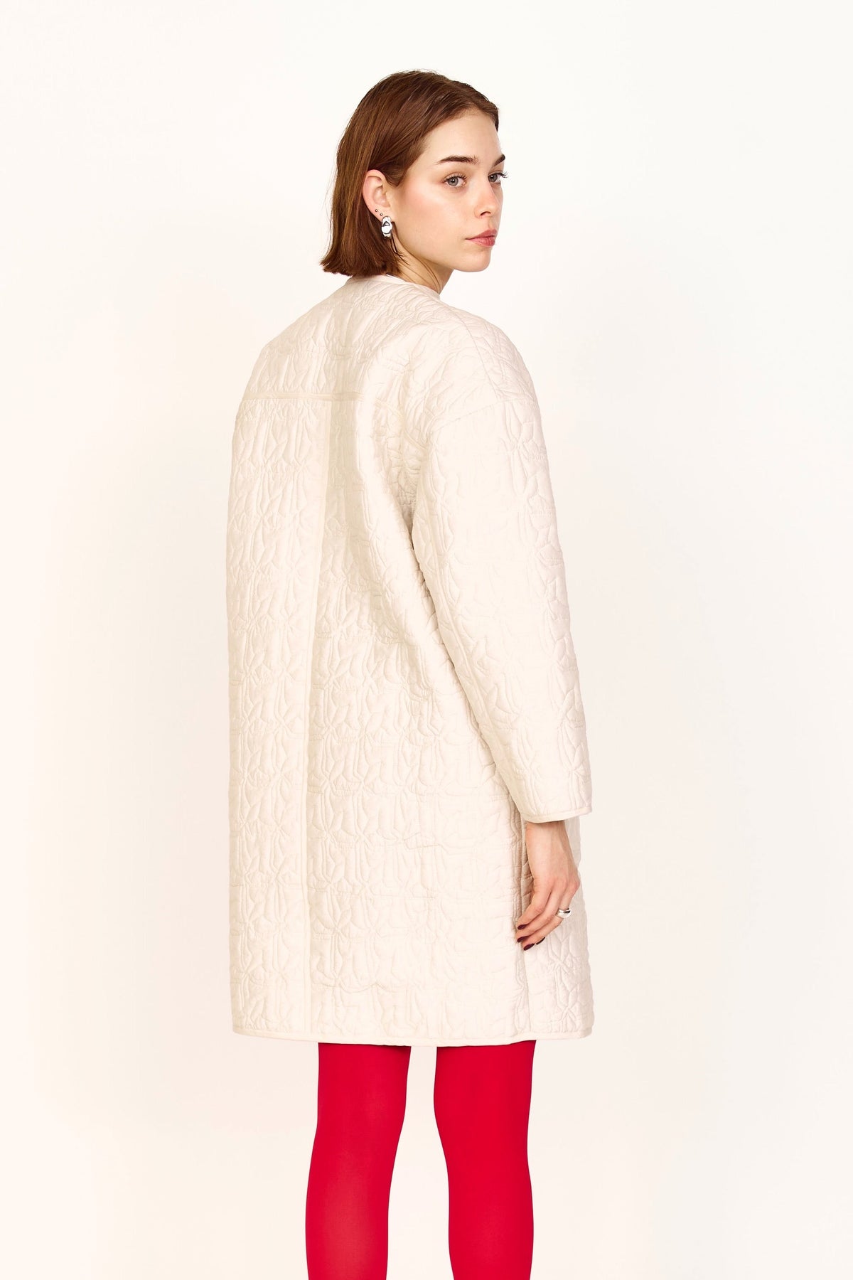 Jacket in Snow Parquet