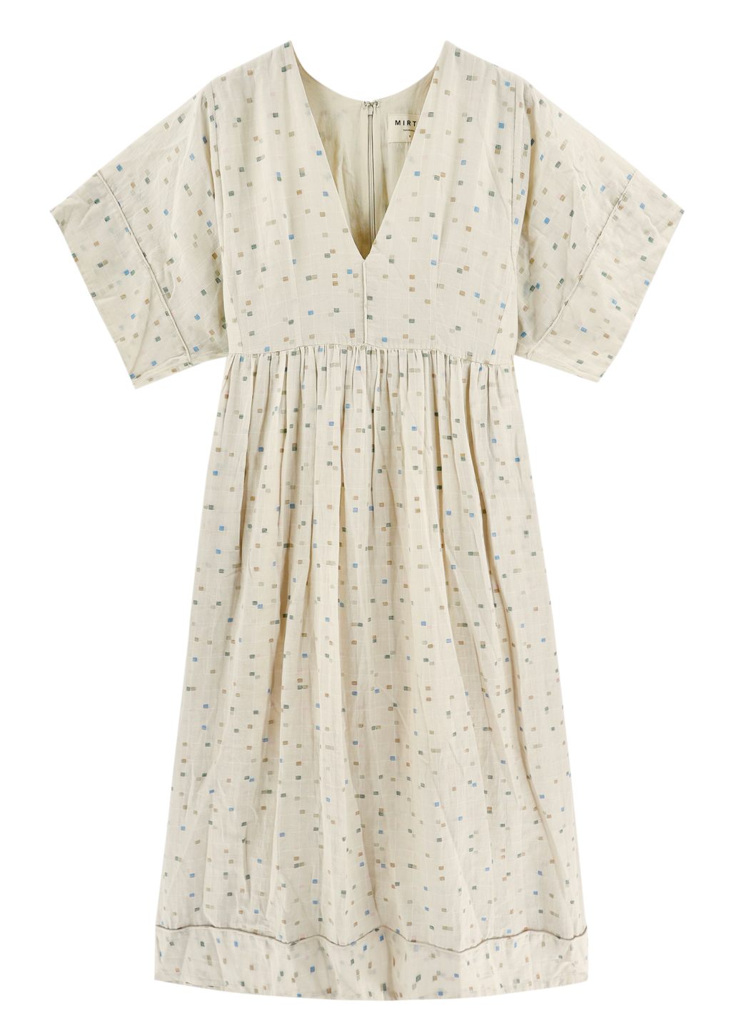 V neckline Dress in Confetti