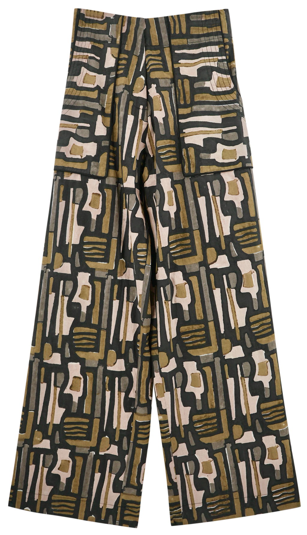 Pant in Olive Labyrinth