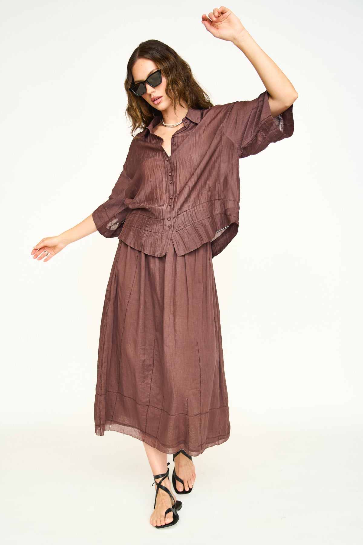 Gathered skirt