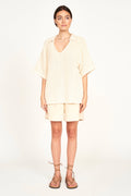 Knit Top in Bone