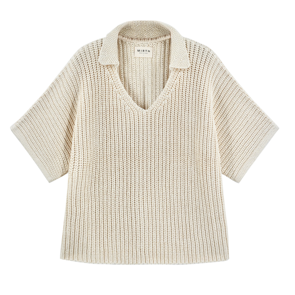 Knit Top in Bone