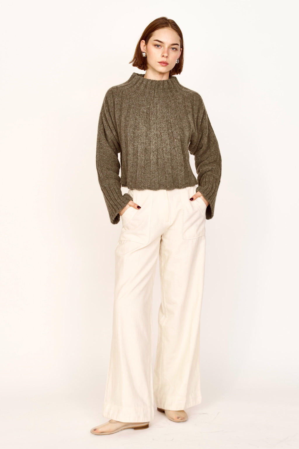 Sweater in Olive