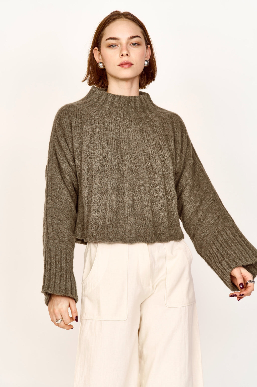 Sweater in Olive