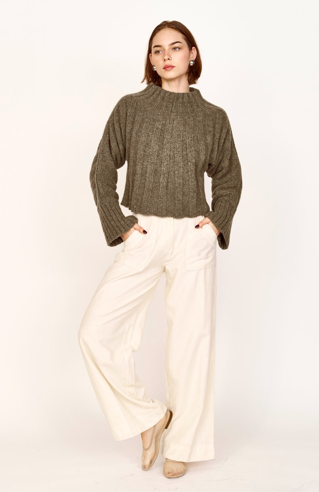 Sweater in Olive