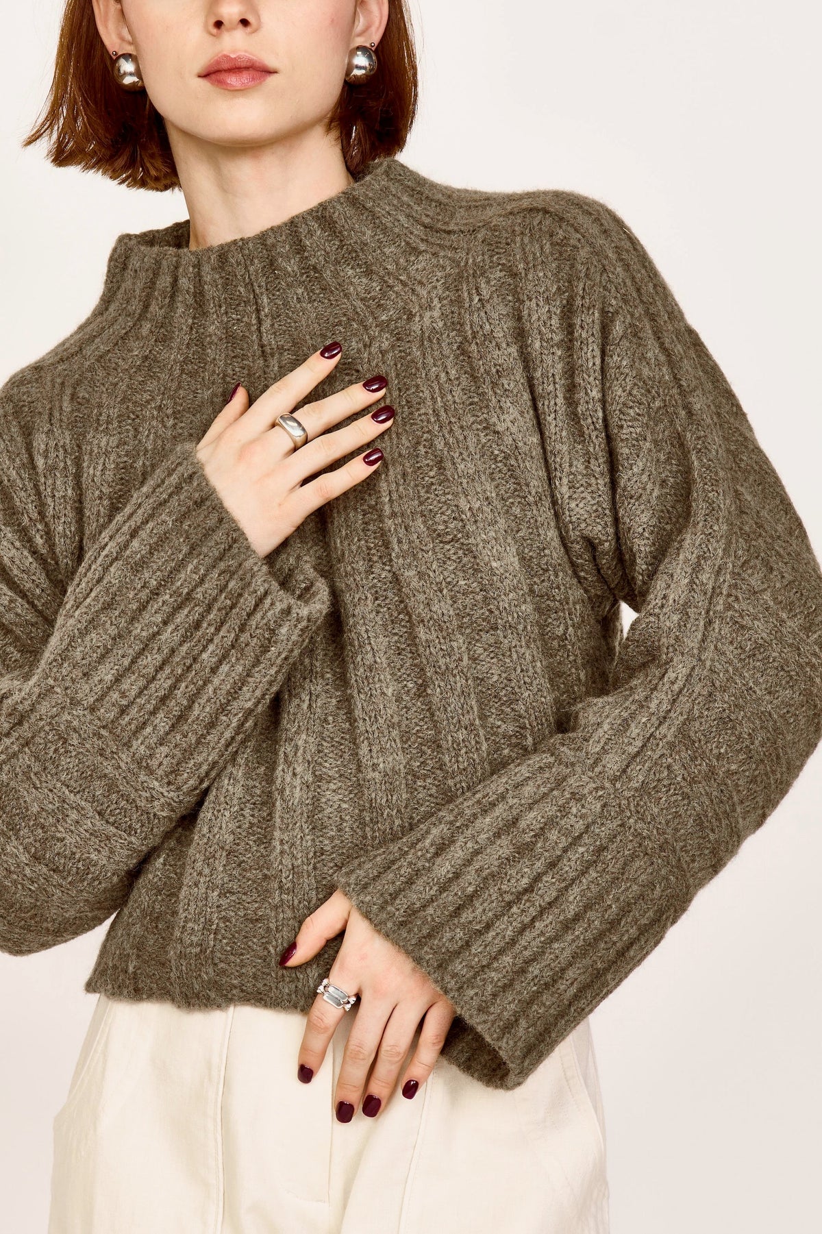 Sweater in Olive