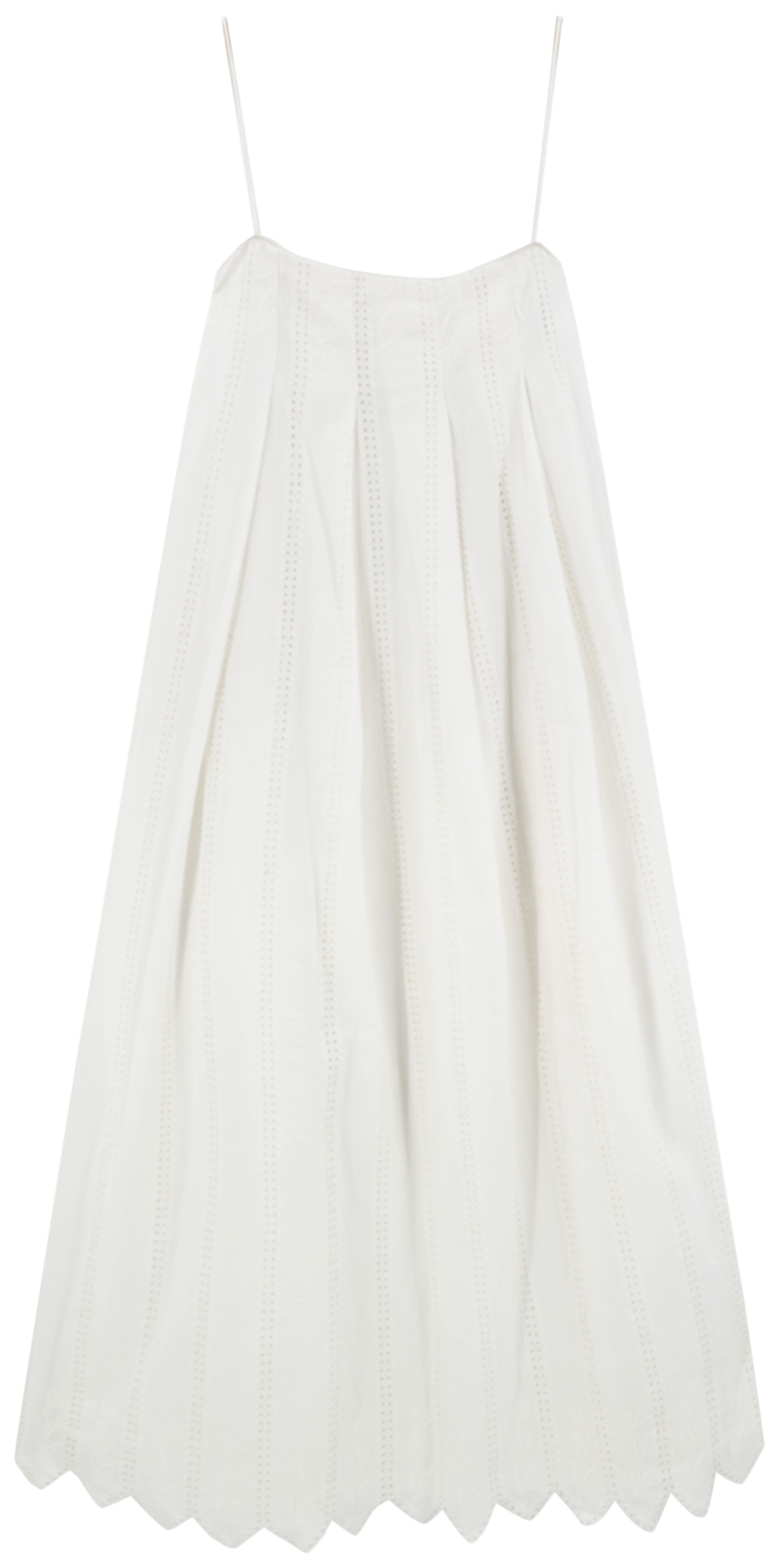Dress in White Vine Eyelet