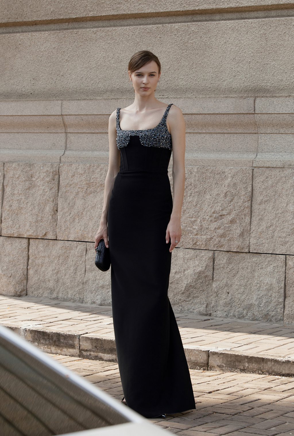 Square neck dress