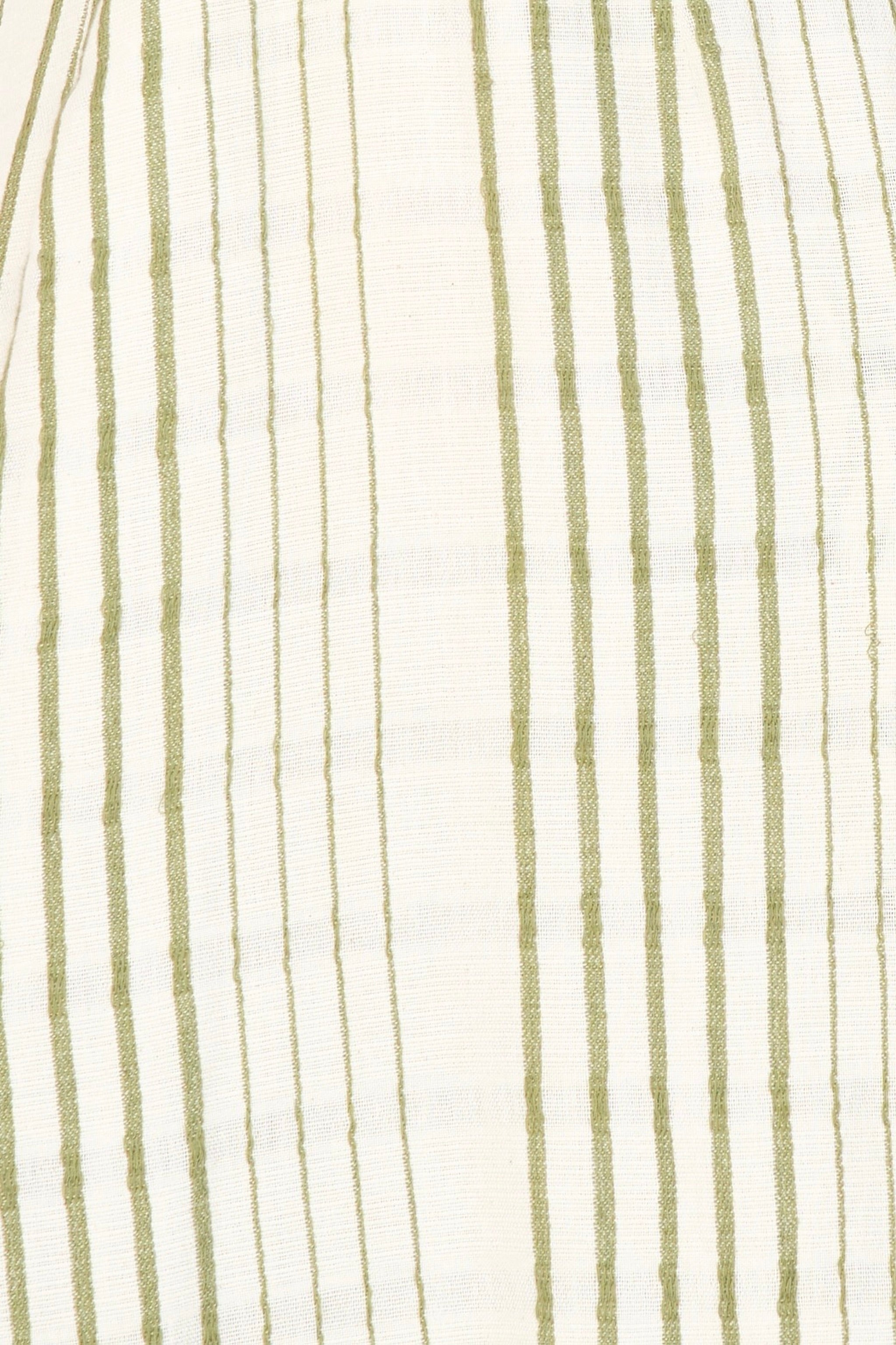 Pintuck Dress in Garden Stripe