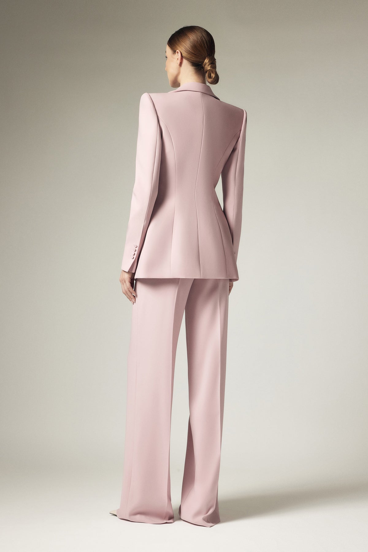Crepe suit pants