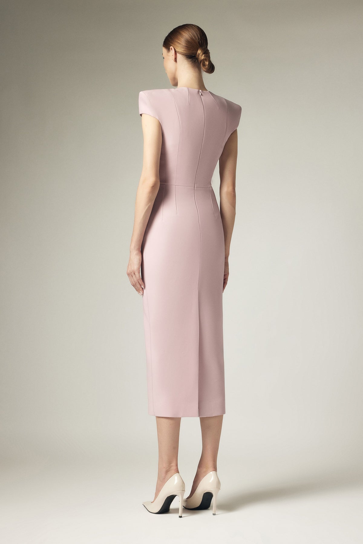 Right angled shoulder dress