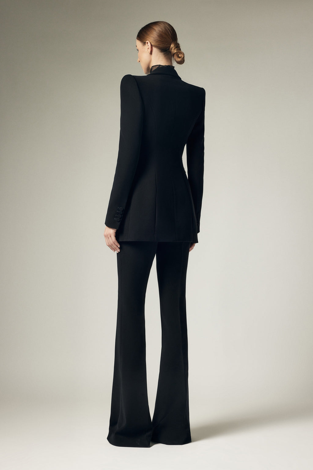 Black wide leg pants