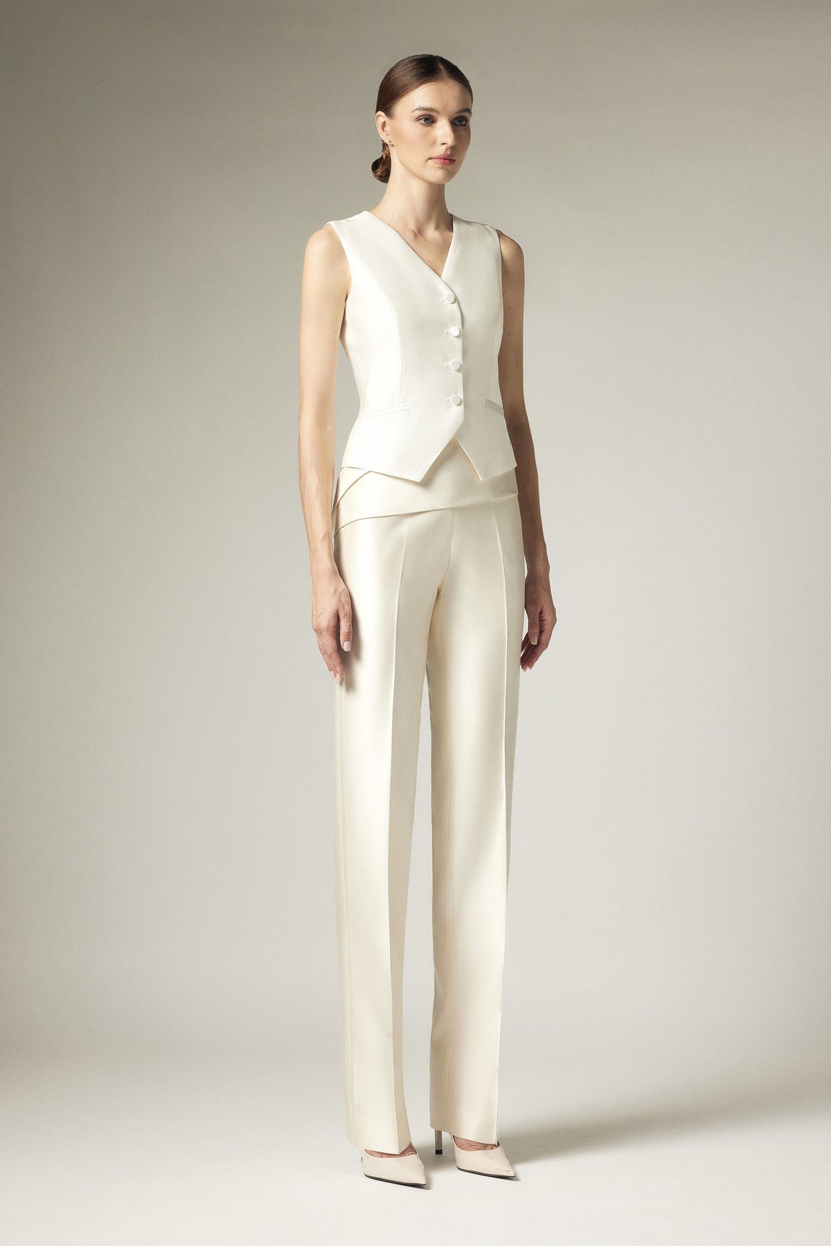 Taffeta Bevel Pants