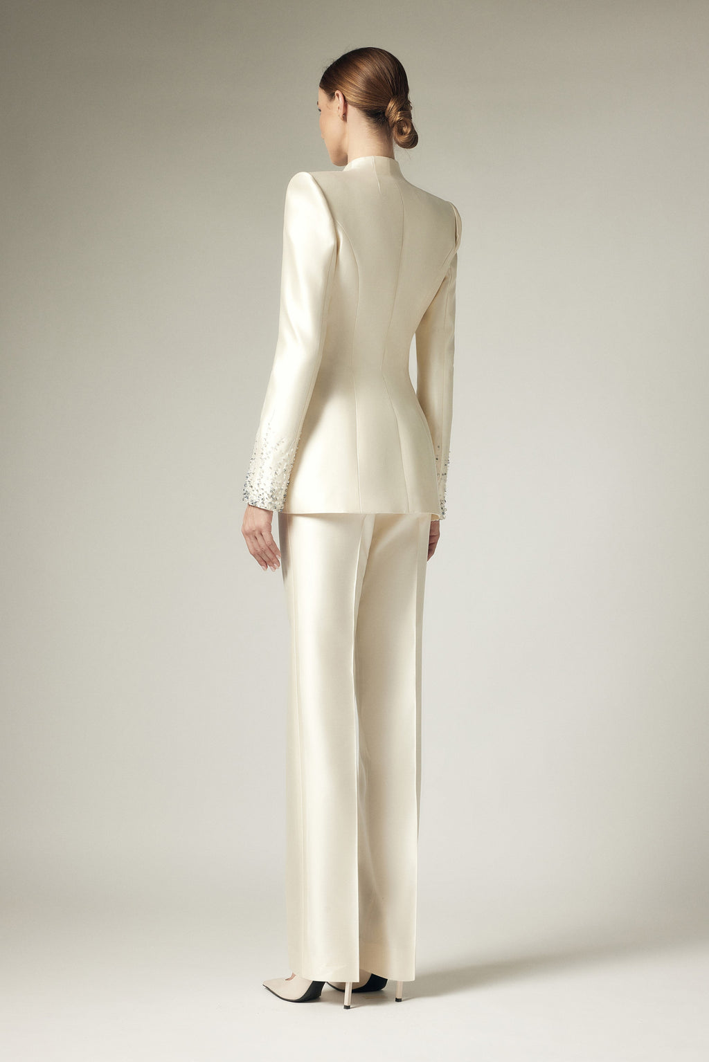 Taffeta Bevel Pants