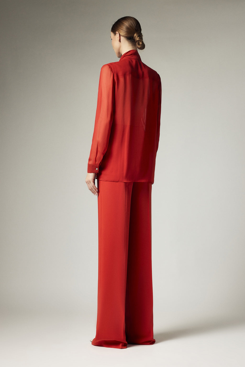 Crepe suit pants