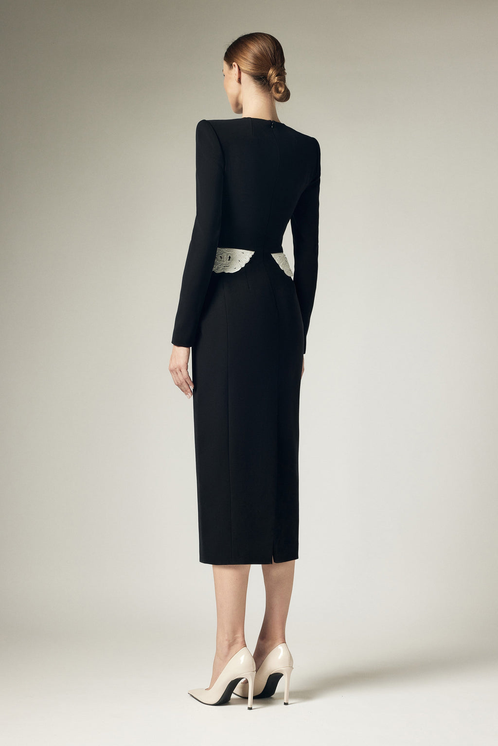 Right angled shoulder dress