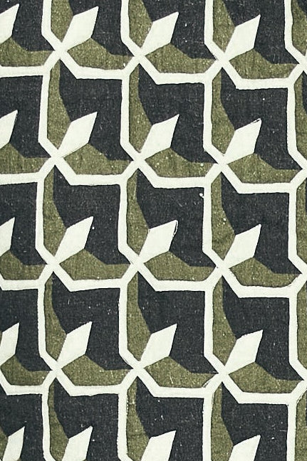Jacket in Olive Parquet