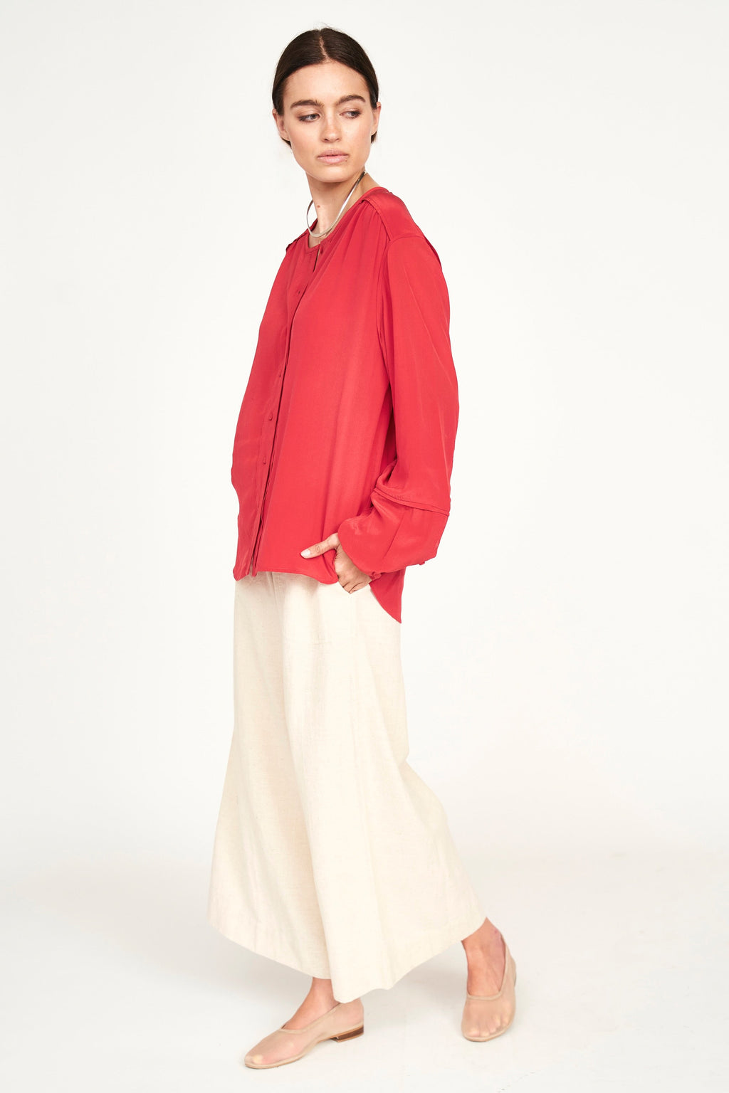 Blouse in Red