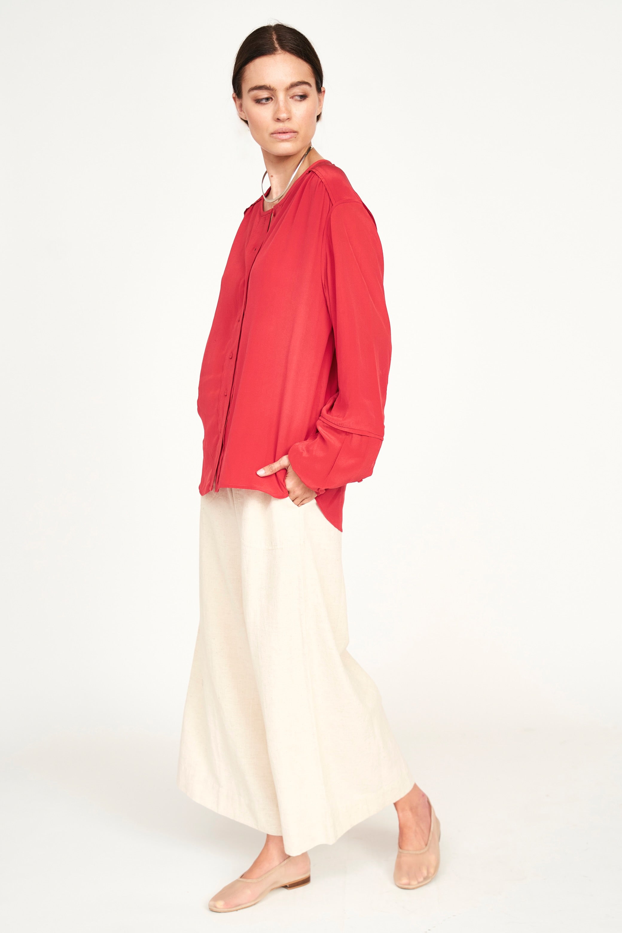 Blouse in Red