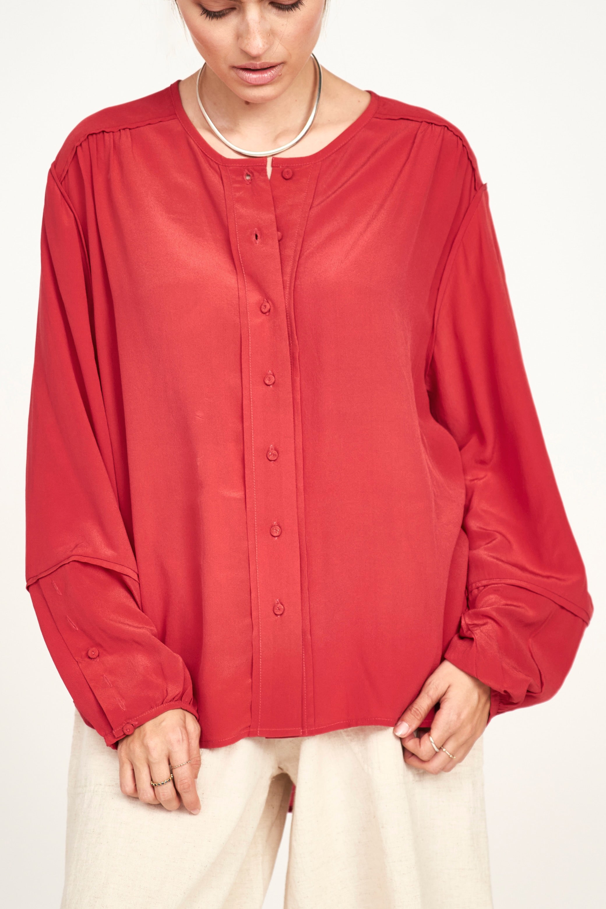 Blouse in Red