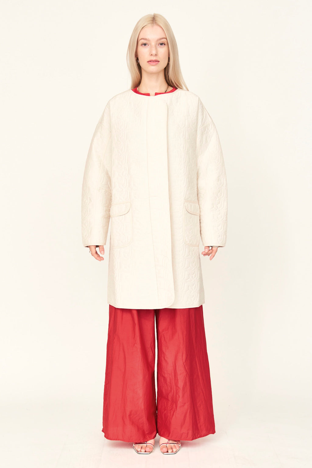 Jacket in Snow Parquet
