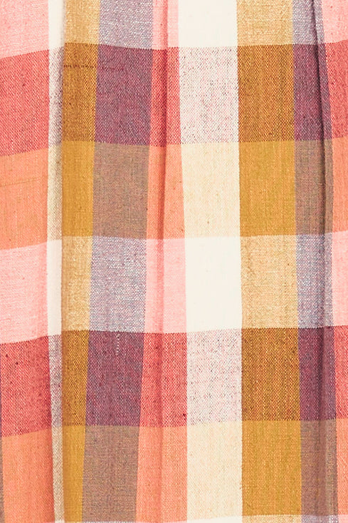Top in Sunset Plaid