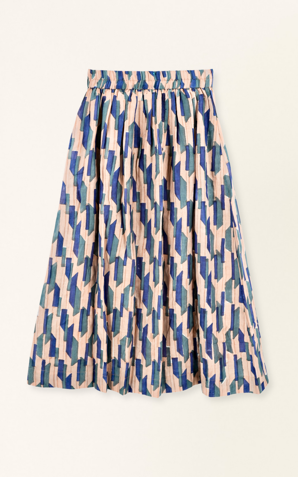 Skirt in Cerulean Rainfall