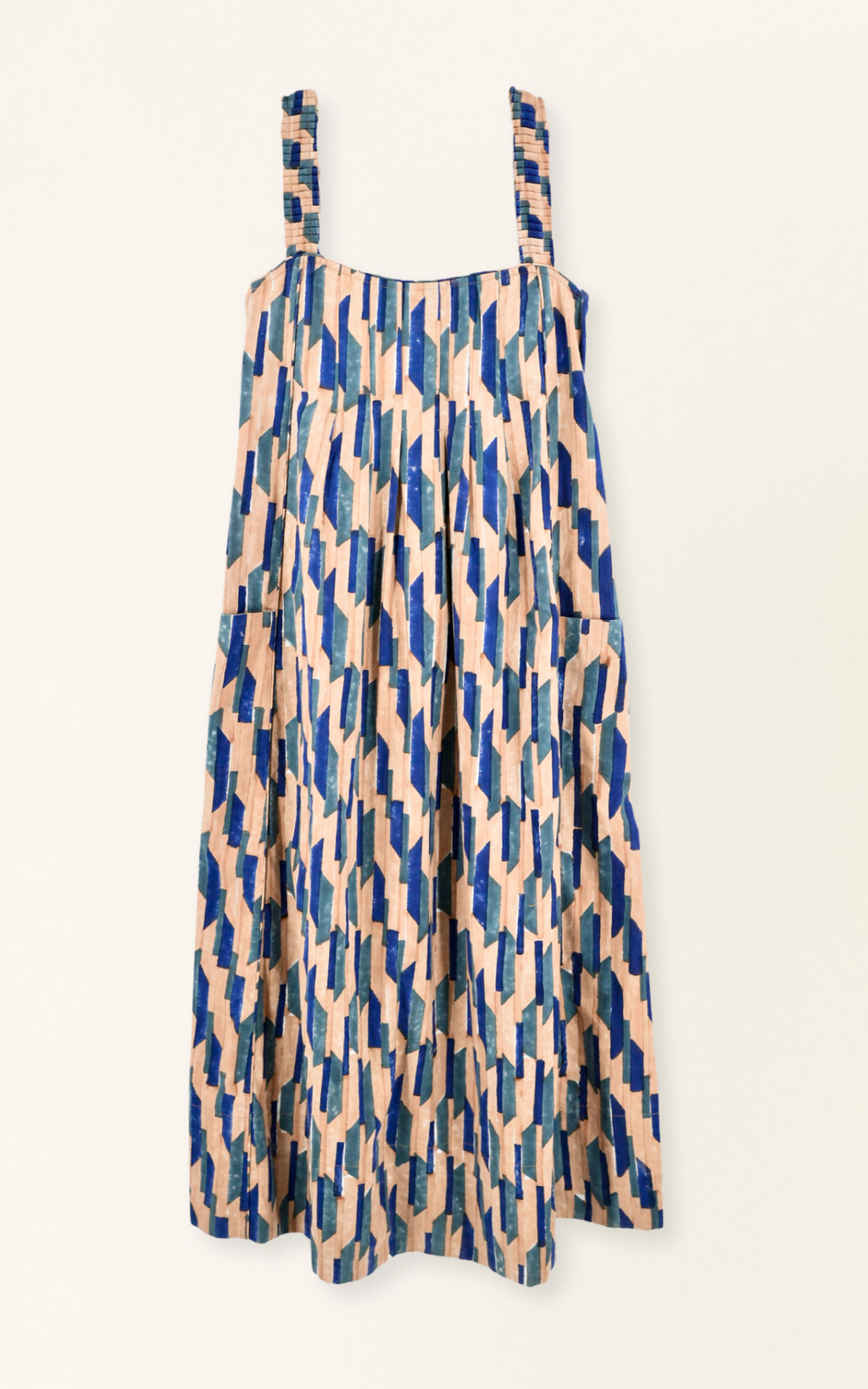 Cerulean Rainfall linen Dress