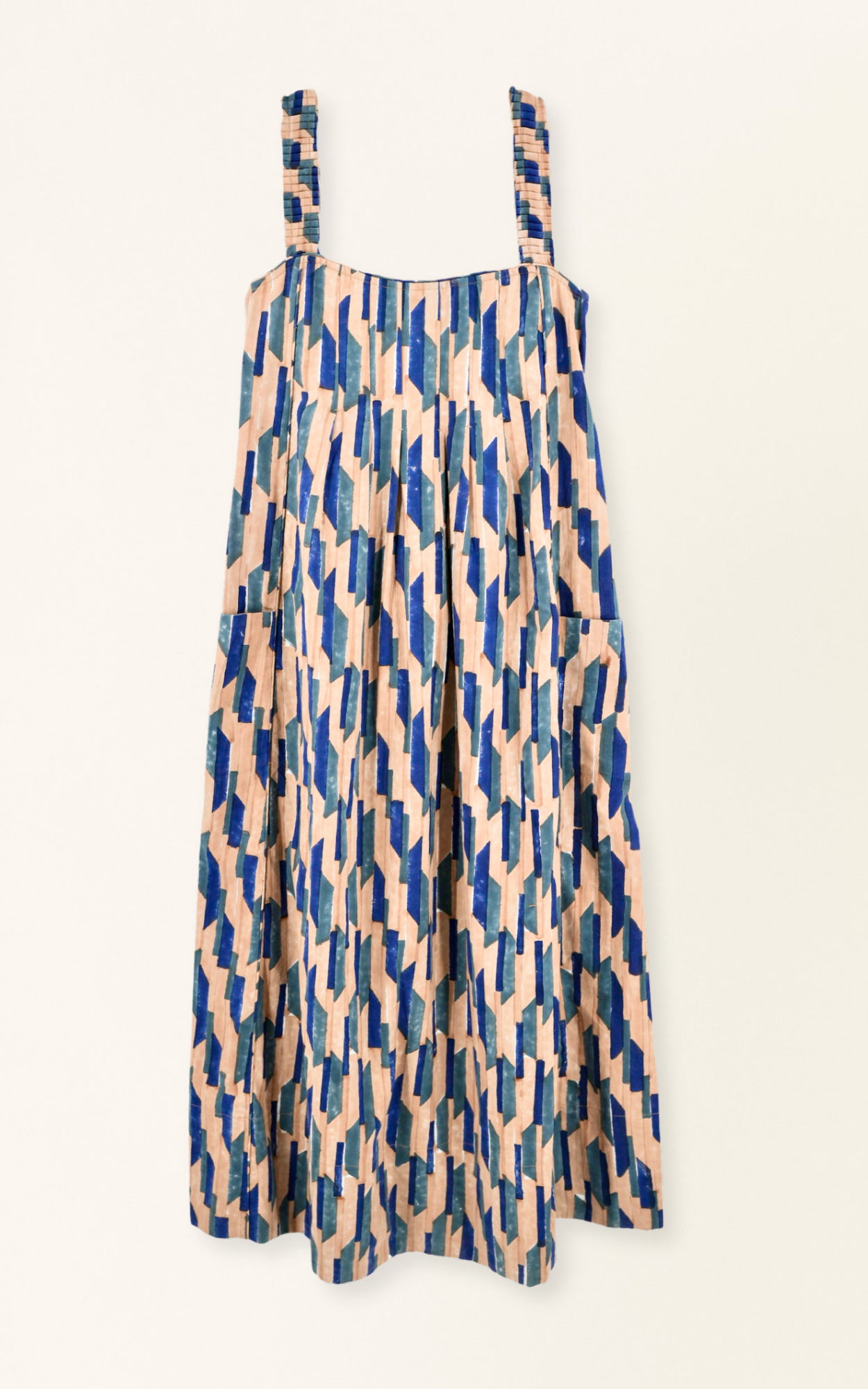 Cerulean Rainfall linen Dress